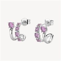 Pendientes Brosway Mujer FANCY VIBRANT PINK in Plata Zirconia FVP120 - FVP120